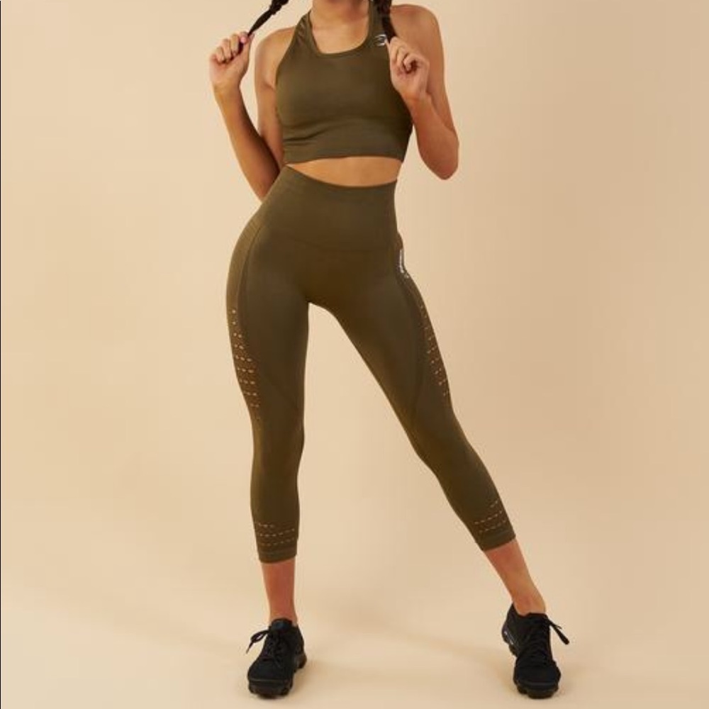 Gymshark Seamless Energy Cropped Leggings